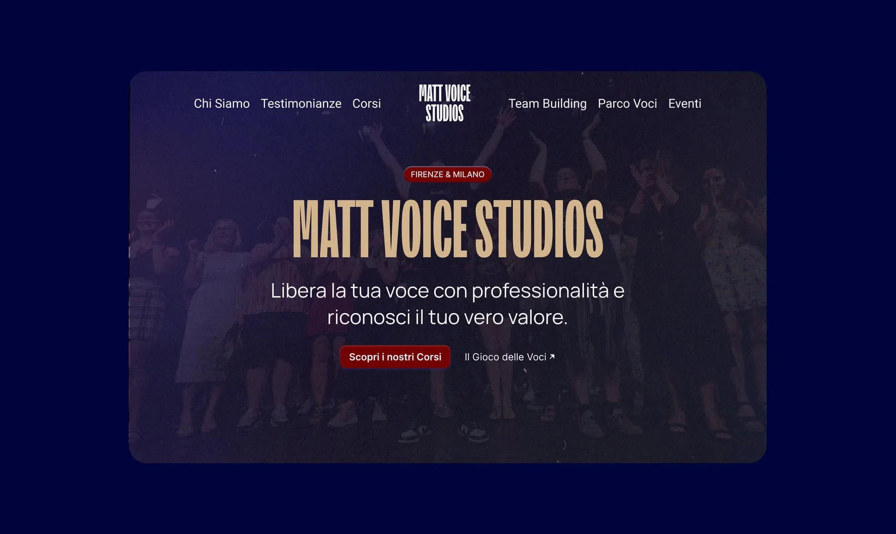 Maat Voice Studios — Hero del brand · rebranding 2026